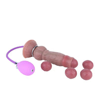 7.8in Ovipositor Platinum Silicone Dildo Realistic Passionate Game Soft Tool