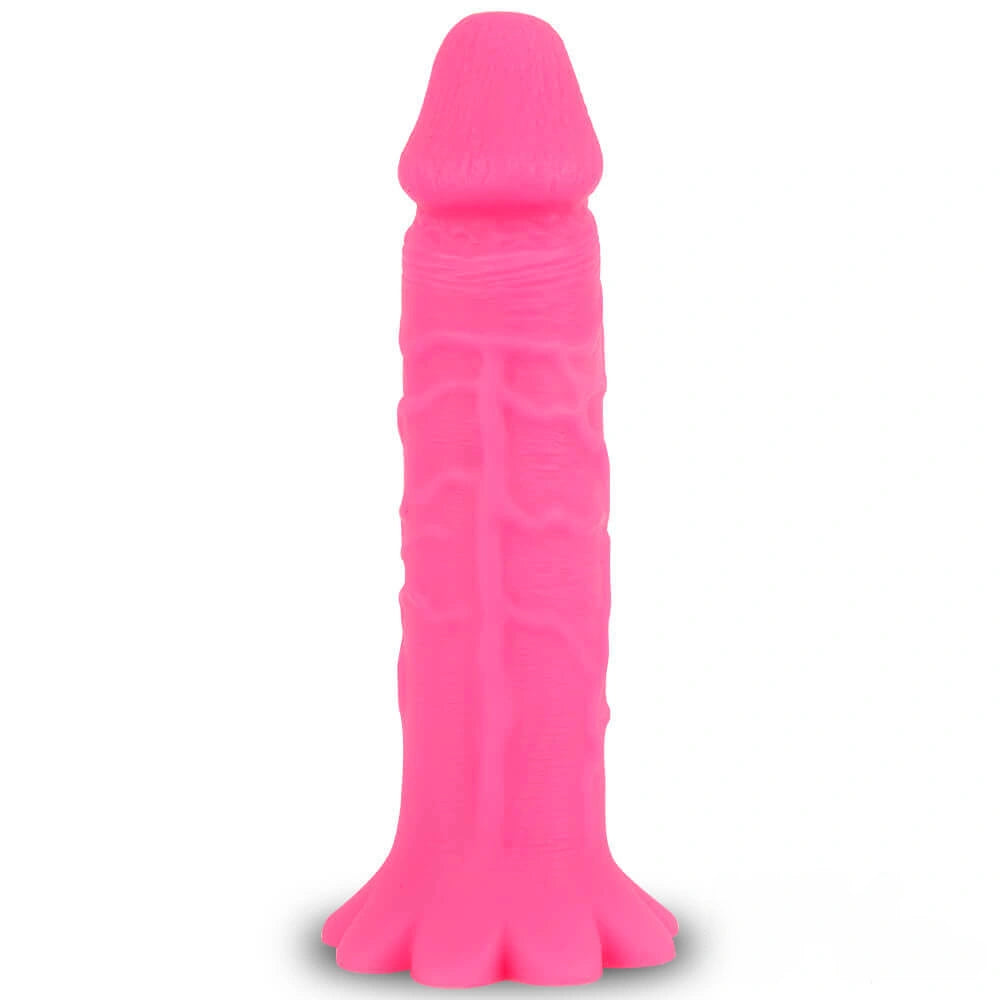 7.8in Realistic Dildo For Women With Chrysanthemum Flower Sucker