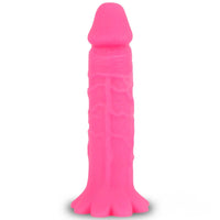 7.8in Realistic Dildo For Women With Chrysanthemum Flower Sucker