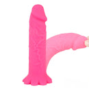 7.8in Realistic Dildo For Women With Chrysanthemum Flower Sucker