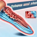 7.8in Soft Silicone Octopus Tentacle Suction Cup Dildo For G-Spot Orgasm