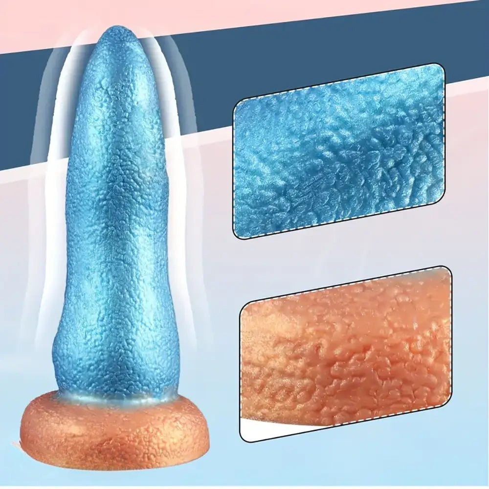 7.8in Soft Silicone Octopus Tentacle Suction Cup Dildo For G-Spot Orgasm
