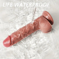 7.8in Soft Silicone Real Dildo For Hands Free Adult Toy Women Men Love