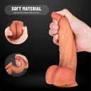 7.8in Upturned Real Skin Feeling Sex Toy For Adult Women