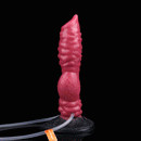 7.91in Dog Ejaculating Inflatable Silicone Soft Dildo For Women Sex Toy