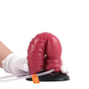 7.91in Dog Ejaculating Inflatable Silicone Soft Dildo For Women Sex Toy