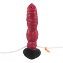 7.91in Dog Ejaculating Inflatable Silicone Soft Dildo For Women Sex Toy