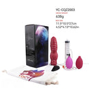 7.91in Dog Ejaculating Inflatable Silicone Soft Dildo For Women Sex Toy
