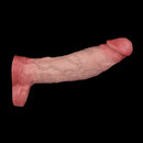7.91in Realistic Penis Dildo Cock Sleeve Extender Vibrating Remote Sex Toy