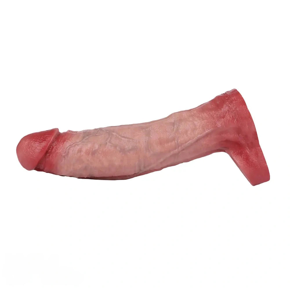 7.91in Realistic Penis Dildo Cock Sleeve Extender Vibrating Remote Sex Toy