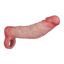 7.91in Realistic Penis Dildo Cock Sleeve Extender Vibrating Remote Sex Toy
