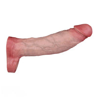 7.91in Realistic Penis Dildo Cock Sleeve Extender Vibrating Remote Sex Toy