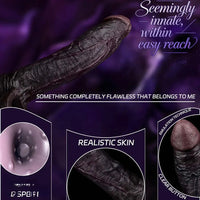 7.91in Vibrating Dildo Sleeve Washable Soft Touch Dildo Cover Penis Ring
