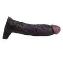 7.91in Vibrating Dildo Sleeve Washable Soft Touch Dildo Cover Penis Ring