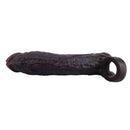 7.91in Vibrating Dildo Sleeve Washable Soft Touch Dildo Cover Penis Ring