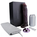 7.91in Vibrating Dildo Sleeve Washable Soft Touch Dildo Cover Penis Ring