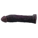 7.91in Vibrating Dildo Sleeve Washable Soft Touch Dildo Cover Penis Ring