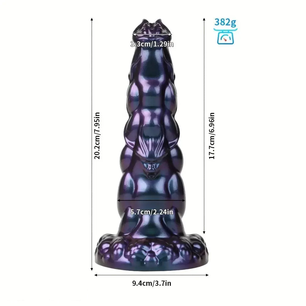 7.95in 9.17in 10.62in 12.75in 14.79in Monster Huge Silicone Ass Stuffed Dildo