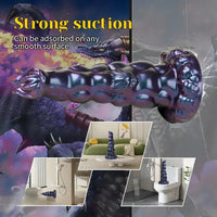 7.95in 9.17in 10.62in 12.75in 14.79in Monster Huge Silicone Ass Stuffed Dildo