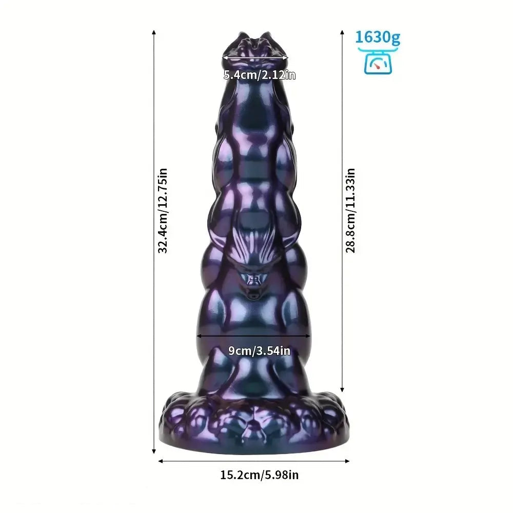 7.95in 9.17in 10.62in 12.75in 14.79in Monster Huge Silicone Ass Stuffed Dildo
