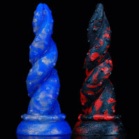 7.95in Fire Design Dildo Butt Plug For Adults Masturbation Sex Toy