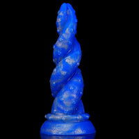 7.95in Fire Design Dildo Butt Plug For Adults Masturbation Sex Toy