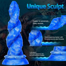 7.95in Fire Design Dildo Butt Plug For Adults Masturbation Sex Toy