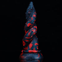 7.95in Fire Design Dildo Butt Plug For Adults Masturbation Sex Toy