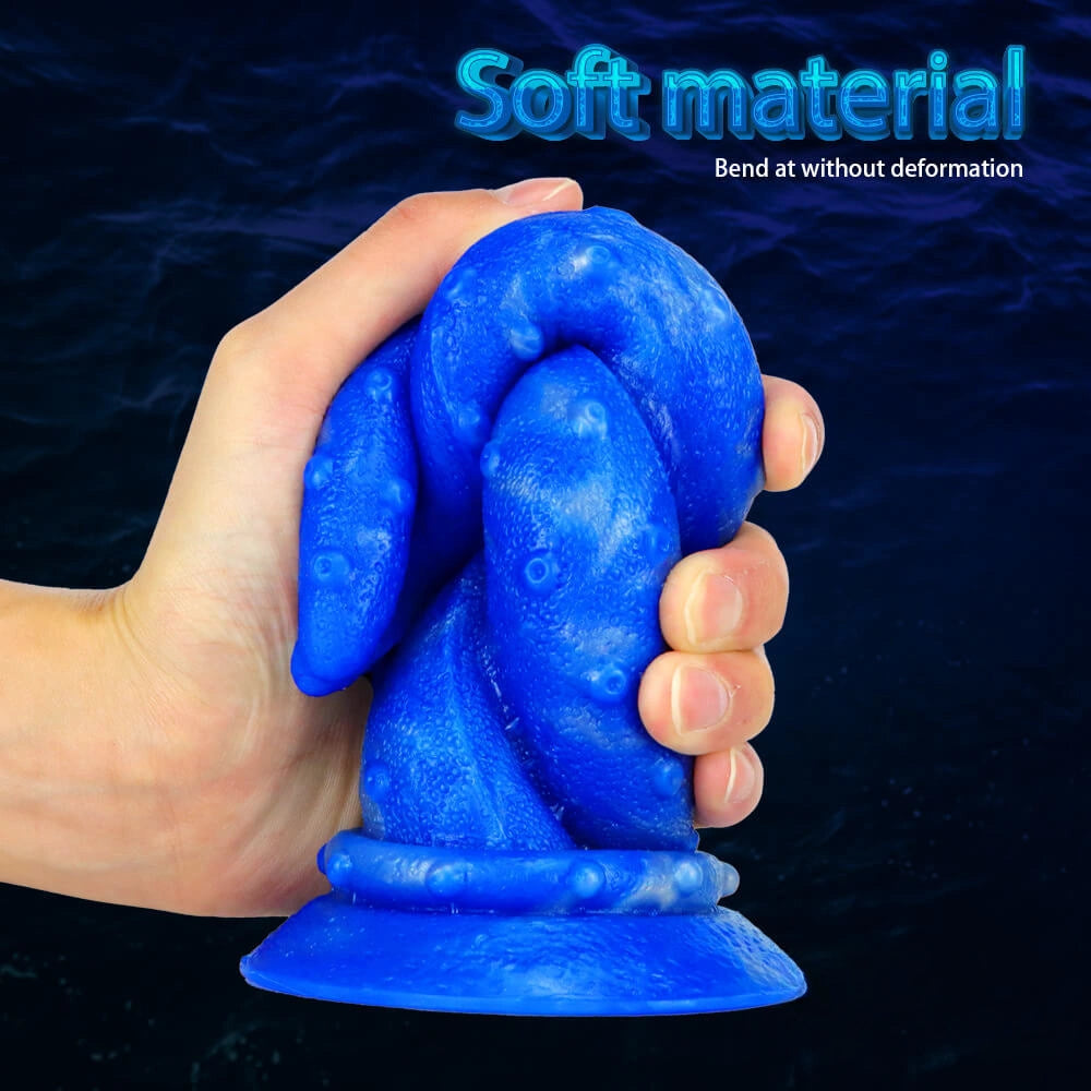7.95in Fire Design Dildo Butt Plug For Adults Masturbation Sex Toy