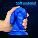7.95in Fire Design Dildo Butt Plug For Adults Masturbation Sex Toy