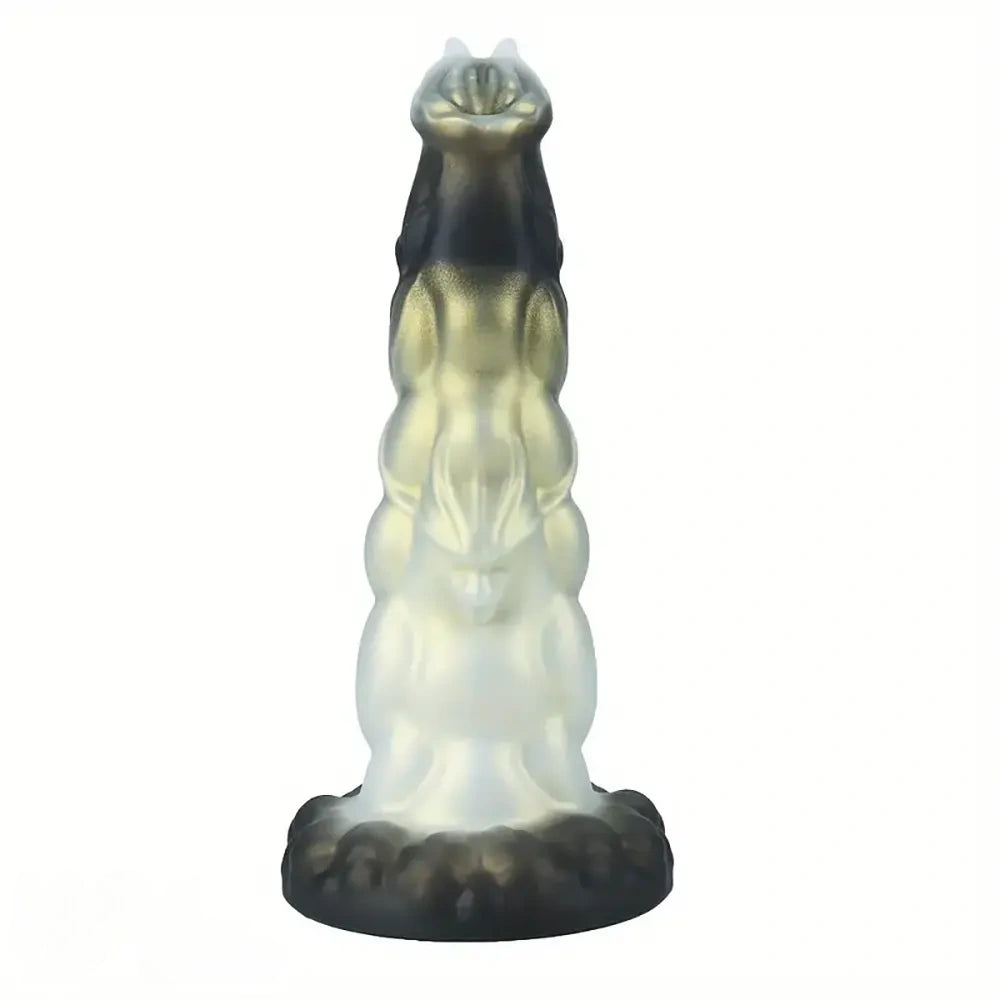7.95in Hands-Free Monster Silicone Dildo With Strong Suction Cup