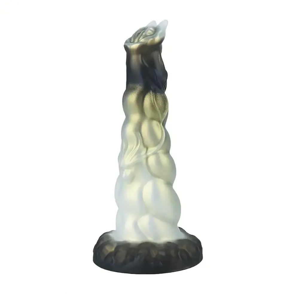 7.95in Hands-Free Monster Silicone Dildo With Strong Suction Cup