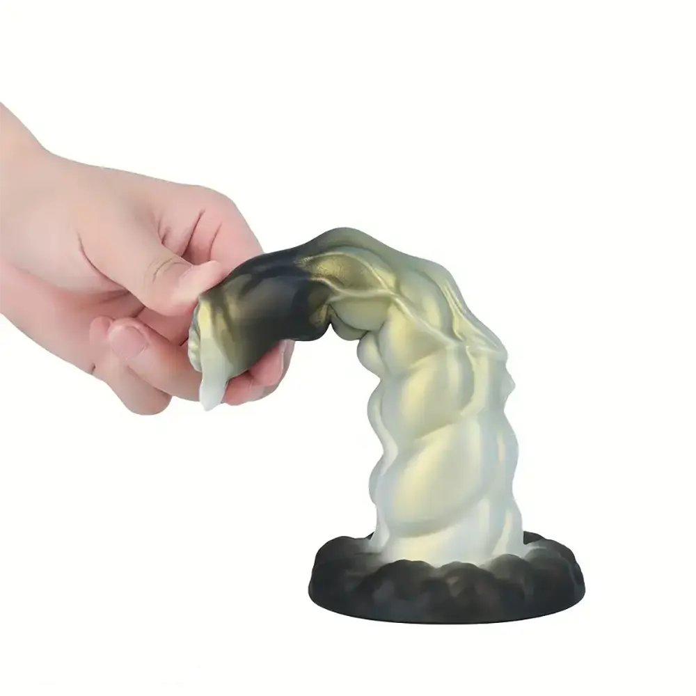 7.95in Hands-Free Monster Silicone Dildo With Strong Suction Cup