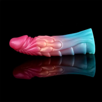 7.99in Anatomy Soft Silicone Reusable Spiked Cock Sleeve Male Dildo