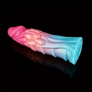7.99in Anatomy Soft Silicone Reusable Spiked Cock Sleeve Male Dildo