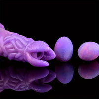 7.99in Luminous Ovipositor Silicone Dildo For Anal Vaginal Stimulation