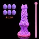 7.99in Luminous Ovipositor Silicone Dildo For Anal Vaginal Stimulation