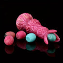 7.99in Silicone Soft Big Knot Alien Ovipositor Dildo For Women Lay Eggs