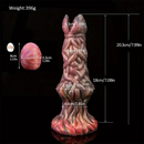 7.99in Silicone Soft Big Knot Alien Ovipositor Dildo For Women Lay Eggs