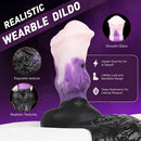 7.99in Silicone Strap on Wearable Hollow Dildo Panty Fantasy Soft Cock Toy