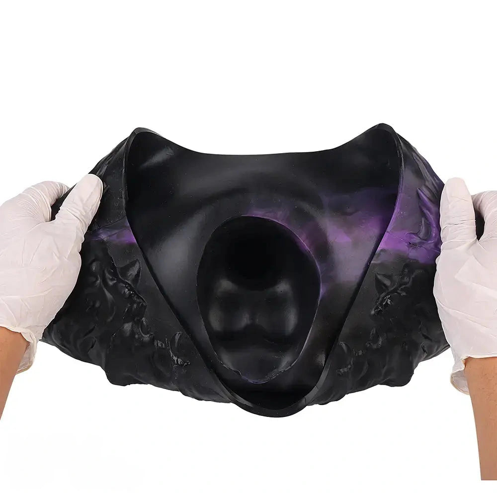 7.99in Silicone Strap on Wearable Hollow Dildo Panty Fantasy Soft Cock Toy