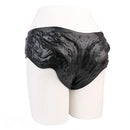 7.99in Silicone Strap on Wearable Hollow Dildo Panty Fantasy Soft Cock Toy