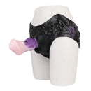 7.99in Silicone Strap on Wearable Hollow Dildo Panty Fantasy Soft Cock Toy