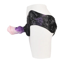 7.99in Silicone Strap on Wearable Hollow Dildo Panty Fantasy Soft Cock Toy