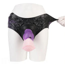 7.99in Silicone Strap on Wearable Hollow Dildo Panty Fantasy Soft Cock Toy