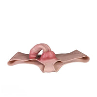 7.99in Wearable Silicone Lifelike Dildo Pants Real Skin Hollow Cock Sleeve