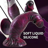 7.9in Monster Dildo For Beginners Odd Silicone Dildo For Hands-Free Play