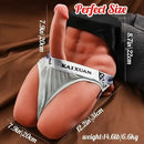 7.9in Premium Silicone Soft Dildo With 14.6lb Muscle Sex Doll Torso