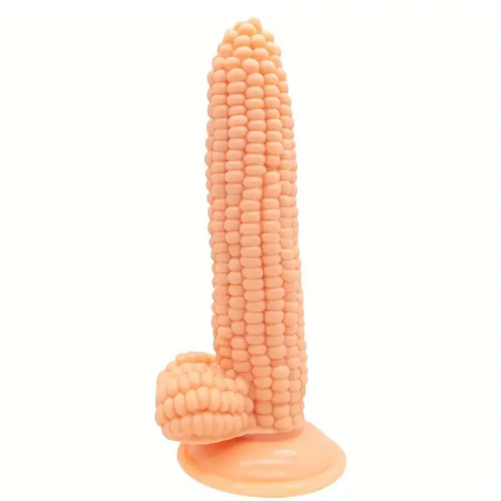 7.9in Real Vegetable Corn Dildo For Women Vaginal Sex Pleasure
