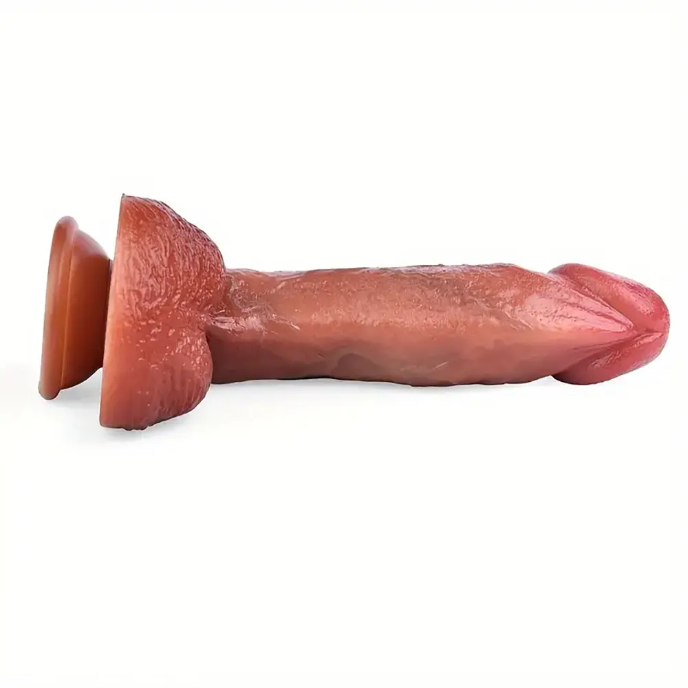 7.9in Realistic Silicone Soft Dildo G Spot Women Anal Sex Toy